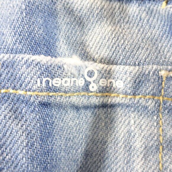 Insane Gene Distressed Panelled Denim Skirt Size L NEW Boho Festival Western - Picture 5 of 11